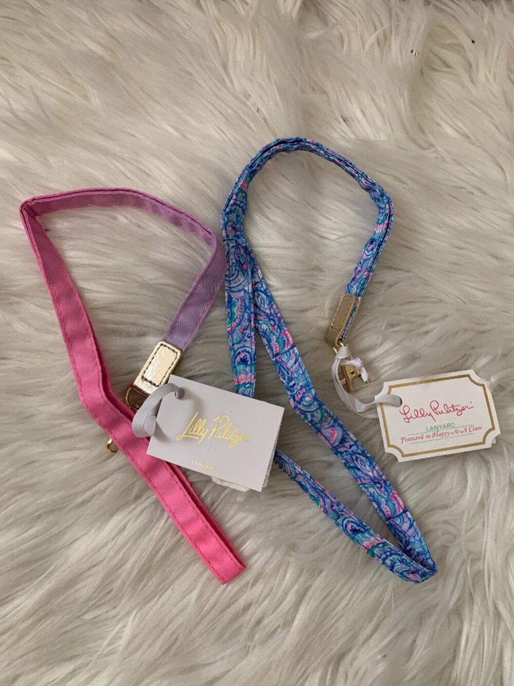 LILLY PULITZER Printed Nylon Lanyard Set of 2